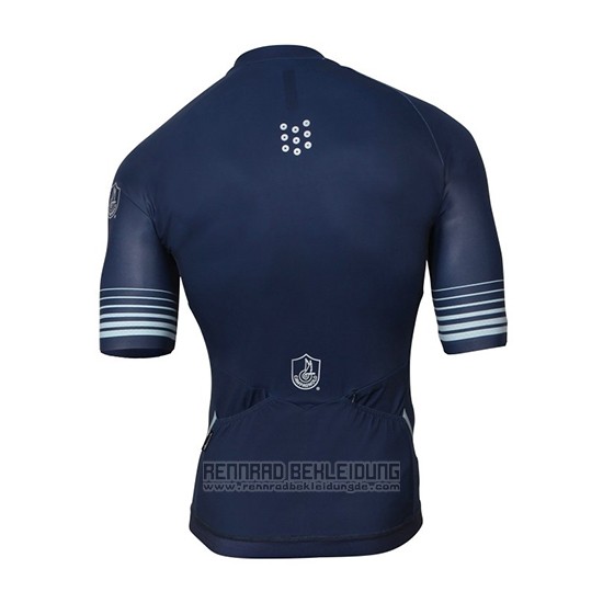 2018 Fahrradbekleidung Campagnolo Platino Dunkel Blau Trikot Kurzarm und Tragerhose - zum Schließen ins Bild klicken